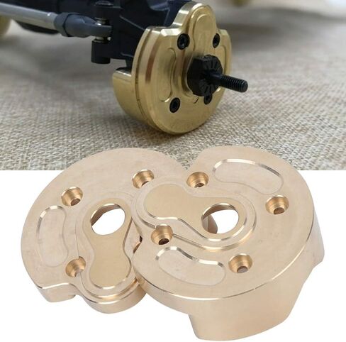 Brass Heavy Weight Outer Portal Drive HOUSING Design Improves Model CAR Climbing Performance for AXIAL Capra SCX10 III RC CAR in Saudi Arabia