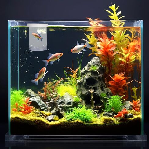 Breeder Box for Fish Tank, Acrylic Aquarium Divider Breeding Box, Floating Mesh Isolation Hatchery Incubator, Guppies Fishes Live Hatchery, Betta Fish Breeding Boxes, Baby Fishes Tank Separator in Saudi Arabia