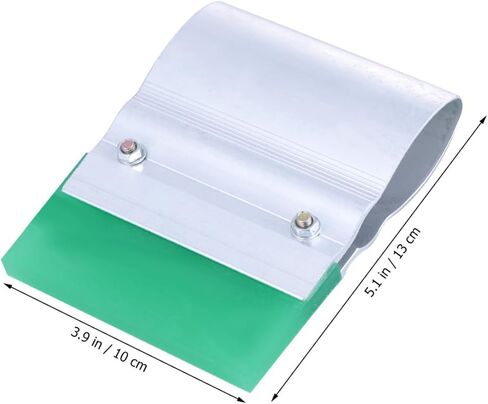 Rubber Printing Squeegee Kit for DIY Silk Screen Printing 10cm Length Wear-Proof Rubber Scraper with Aluminum Handle for Art Projects and Crafts Random Color in Saudi Arabia