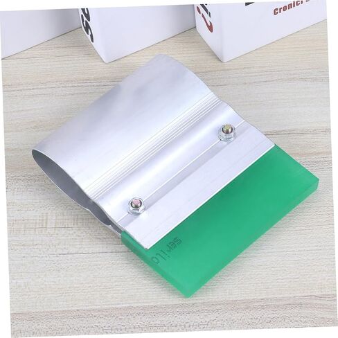 Rubber Printing Squeegee Kit for DIY Silk Screen Printing 10cm Length Wear-Proof Rubber Scraper with Aluminum Handle for Art Projects and Crafts Random Color in Saudi Arabia