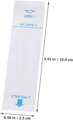 أغطية مقياس حرارة 100pcs لاستخدام واقيات مسبار واحدة لقياس دقيق سهل الاستخدام وللحيوانات الأليفة الورقية in Kuwait