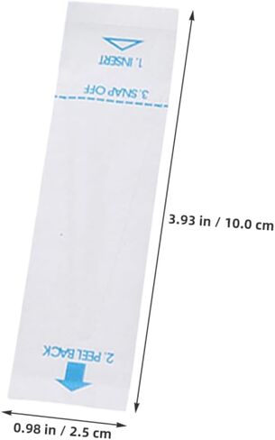 Gatuida 100pcs Thermometer for Accurate Temperature Reading Safe Paper Material User Friendly Design for Pets Convenient One Use for Cats and Rabbits in Saudi Arabia