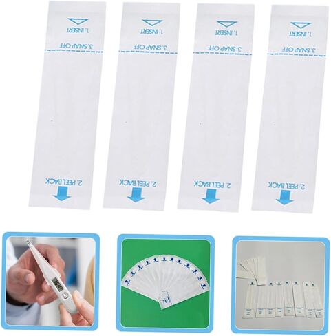 100pcs Disposable Covers Universal Probe Sleeves for Oral Thermometers Home and Veterinary Use in Saudi Arabia