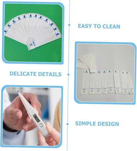100pcs Disposable Covers Universal Probe Sleeves for Oral Thermometers Home and Veterinary Use in Saudi Arabia