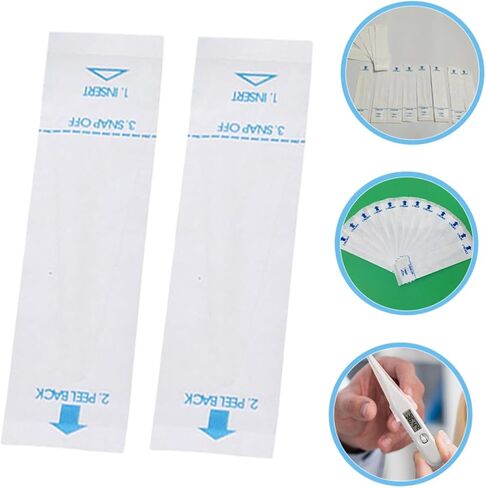 100pcs Disposable Covers Universal Probe Sleeves for Oral Thermometers Home and Veterinary Use in Saudi Arabia