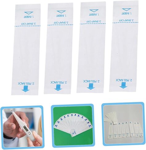 100Pcs Digital Thermometer Probe Protective Covers for Pets Accurate and Reliable Thermometer Sleeves for Cats Dogs and Rabbits for Measurement in Saudi Arabia
