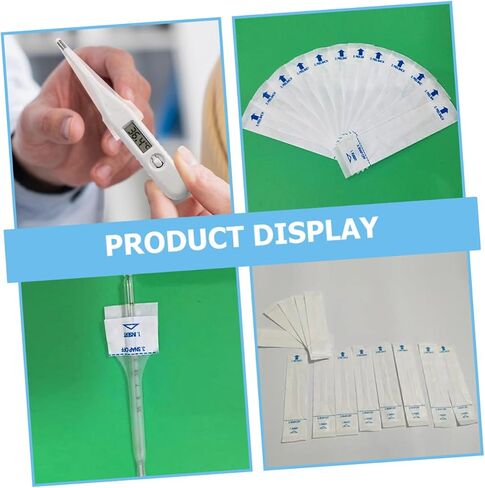 100Pcs Digital Thermometer Probe Protective Covers for Pets Accurate and Reliable Thermometer Sleeves for Cats Dogs and Rabbits for Measurement in Saudi Arabia
