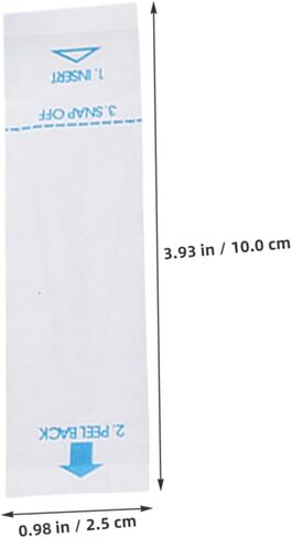 PartyKindom 100Pcs Thermometer Covers for Accurate Temperature Monitoring Paper Sleeves for Pets Easy to Use Digital Thermometer Protective Covers in Saudi Arabia