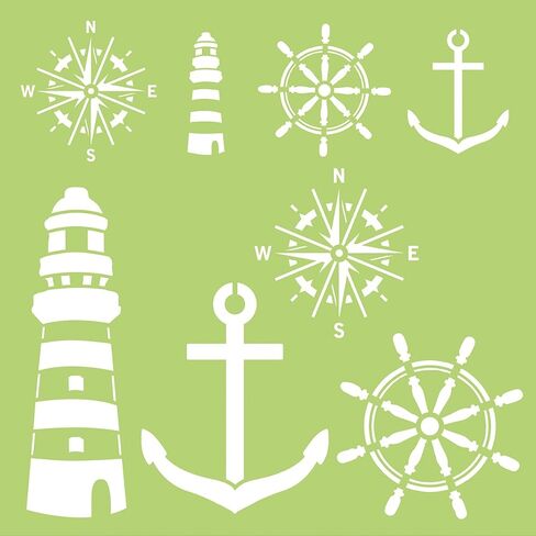Kaisercraft IT927 Designer Template 12"X12"-Nautical Elements in Saudi Arabia