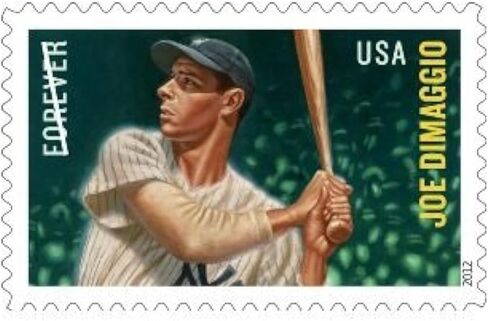 Joe Dimaggio U.S. Forever Sheet of 20 Forever Stamps Scott 4697 in Saudi Arabia