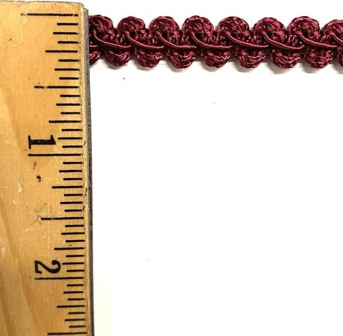 3/8" Chinese French Braid Gimp Trimming - 12 Continuous Yards - Many Colors! (Brown) in Kuwait