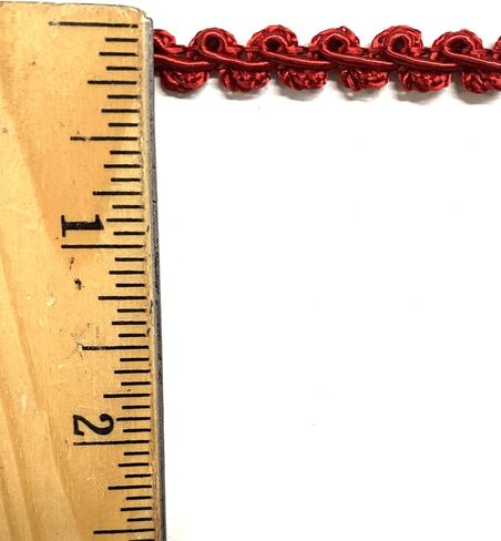 3/8" Chinese French Braid Gimp Trimming - 12 Continuous Yards - Many Colors! (Brown) in Kuwait