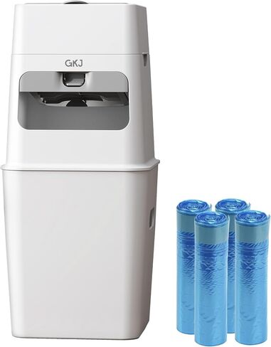 GKJ Cat Litter Trash Can with 3 Rolls Cat Litter Bags in Saudi Arabia