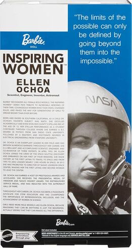 Barbie Signature Inspiring Women Fashion Doll, Ellen Ochoa Collectible in Astronaut Space Suit with Accessories Including Helmet in Saudi Arabia