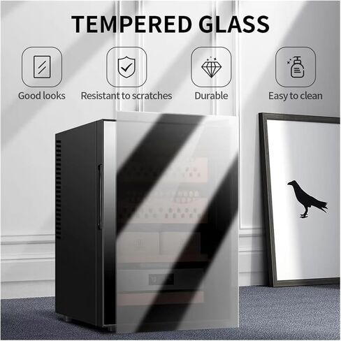 Cigar Humidor, Cigar Humidor Cabinet for 200 to 300 Cigars with Hygrometer, Spanish Cedar Lining, Magnetic Door, Large Capacity Partition(B) in Saudi Arabia
