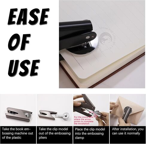 Book Embosser Personalized, Custom Wedding Personal Book stamp Napkin Monograms Paper from the Library of Embosser for Envelopes Napkins Invitation Books, 100+ Patterns Designs in Saudi Arabia