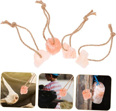 MERRYHAPY 4pcs Pink Salt Lick Blocks for Cattle Deer Mineral Salt Blocks for Livestock Feeding for Deer in Saudi Arabia