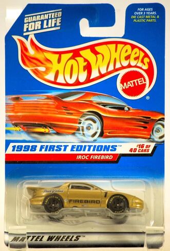 Hot Wheels 1998 First Editions Series (#16 of 40) True Value's #1 IROC Firebird Collector Car #653 in Saudi Arabia