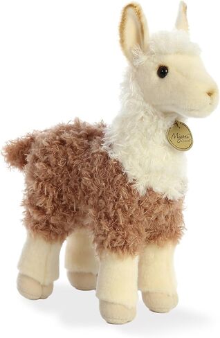 Aurora® Realistic Miyoni® 2 Tone Llama Stuffed Animal - Lifelike Detail - Cherished Companionship - Brown 12 Inches in Saudi Arabia