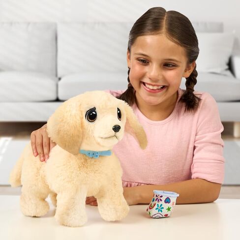 Little Live Pets Ouchies Amazon Exclusive Hazel The Poodle Plush, 50+ Sounds, Limping to Walking Puppy Toy & Carrier, Interactive Toy Dog for Kids 5+ in Saudi Arabia
