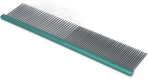 Greyhound Comb For Dogs, Metal Comb For Dogs Metal Dog Comb Cat Comb For Removing and Knots Dog Combs with Rounded Ends Grooming Tool For Long Short Haired Dog (Purple in Saudi Arabia