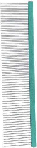 Greyhound Comb For Dogs, Metal Comb For Dogs Metal Dog Comb Cat Comb For Removing and Knots Dog Combs with Rounded Ends Grooming Tool For Long Short Haired Dog (Purple in Saudi Arabia
