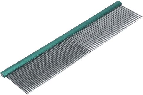 Greyhound Comb For Dogs, Metal Comb For Dogs Metal Dog Comb Cat Comb For Removing and Knots Dog Combs with Rounded Ends Grooming Tool For Long Short Haired Dog (Purple in Saudi Arabia