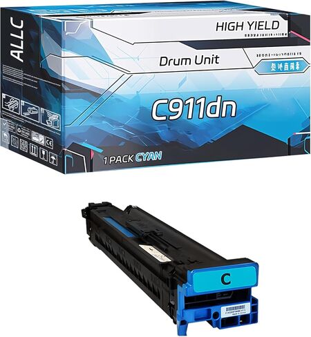 ALLC Compatible for Okidata OKI C911dn Drum Unit Work for Okidata OKI C911 C911dn C931dn C941dn Printers, with Chip, High Yield 40000 Pages, Clear Printing (Black) in Saudi Arabia