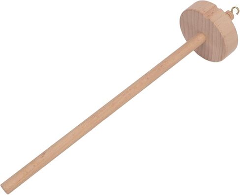 Wooden Drop Spindle Top Whorl Hand Carved Beechwood Yarn Spinning Wheel Tool for Beginners and Advanced Users for Knitting Crocheting and DIY Crafts in Saudi Arabia