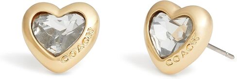 COACH Stone Heart Stud Earrings in Saudi Arabia