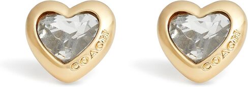 COACH Stone Heart Stud Earrings in Saudi Arabia