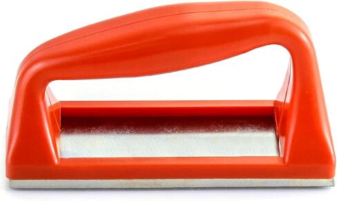 QWORK Mini Rasp Hoof File Equine Hoof Rasp Coarse-Toothed, 2 Pack Removes Excess Hoof Faster Horseshoe File Coarse Tooth with Plastic Handle, for Foals, Goats and Other Small hoofed Animals in Saudi Arabia