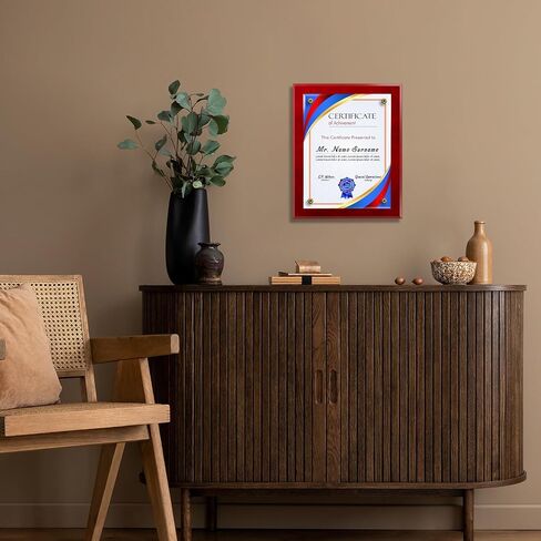 Black Certificate Award Plaque - 8.5x11 Diploma Frame for Documents, Certificates, and Awards - Durable Certificate Holder, Ideal for Graduation, Degree Frames, and Gift Certificates for Business in Kuwait