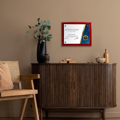 Black Certificate Award Plaque - 8.5x11 Diploma Frame for Documents, Certificates, and Awards - Durable Certificate Holder, Ideal for Graduation, Degree Frames, and Gift Certificates for Business in Kuwait