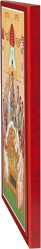 Monastery Icons Mystical Supper (Last Supper) Mounted Plaque Icon Reproduction 7.8" x 10" in Saudi Arabia