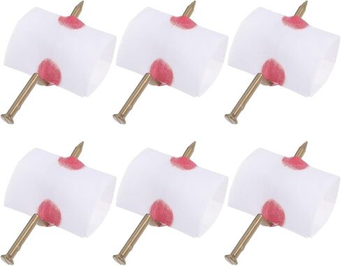 6pcs Halloween Prank Nail Through Finger Toy, Trick Nail Prop, 2.55 x 1.57 Inches in Saudi Arabia