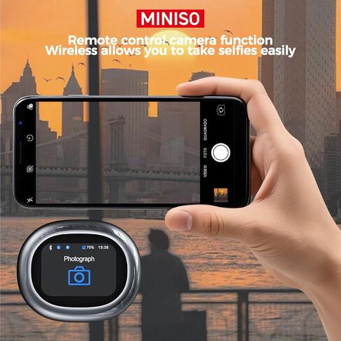 MINISO MS203 ترجمة سماعات الأذن مفتوحة سماعة رأس الأذن Bluetooth 6.0 OWS AI تدعم 134 لغة براعم الأذن اللاسلكية مع earhooks IPX5 Bluetooth Bluetooth Black （مع AI） in Kuwait