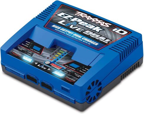 Traxxas EZ Peak Live Dual, 200W Multi-Chemistry Charger with ID, Blue 2973 in Saudi Arabia