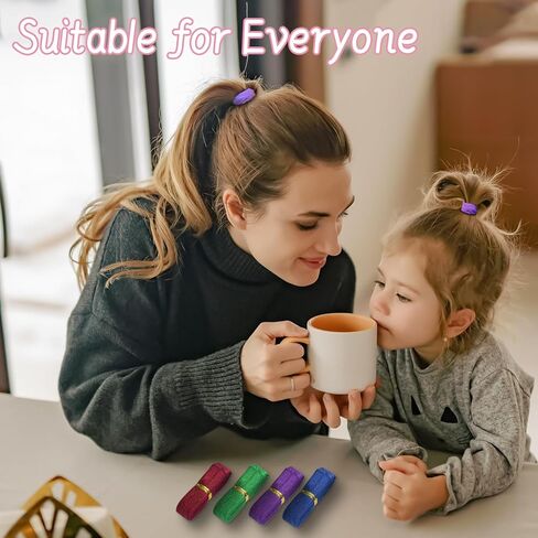 أضعاف الشريط المرن - 40 ياردة ، 40 لونًا متعدد الألوان | ألوان صلبة مرنة للخياطة | DIY Craft Flastic Band لأقواس الشعر ، عصابات الرأس ، علاقات الشعر | تقليم مرن ملون in Kuwait