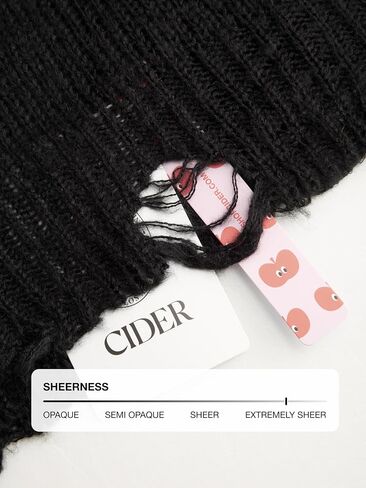 Cider Knit Ghost Pattern Stripe Stripe Striped Exced Scenters Exclude Surve & Plus: Black ، 2XL in Saudi Arabia