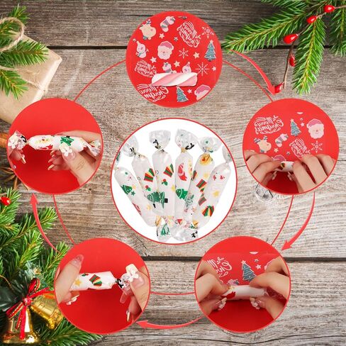 Ccinee 600 PCS Climophane Classy Clapers - Clear Christmas Caramel Chocolate Wrapper to Candy Packaging - حفلة عيد ميلاد in Kuwait