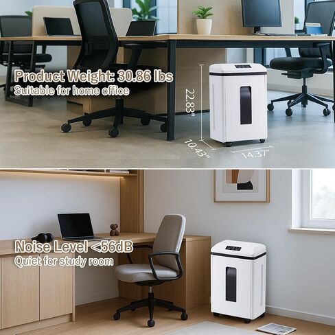 تمزيق الورق التجاري المهني: P-7 Super Super Micro-Cut 1x1.7mm 7 Sheets/Cds/Cards/Staples 6-Gal Bin Duty للوثائق المنزلية/المكتب/الصناعية/الاستخدام التجاري. in Saudi Arabia