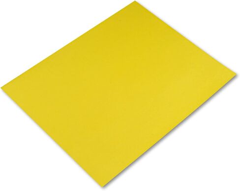 Pacon Colored Four-Ply Poster Board, 28 x 22, Lemon Yellow, 25 per Carton in Saudi Arabia
