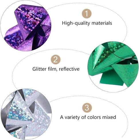 50 Pcs Colorful 1 Inch Gift Bows Christmas Bows Metallic Star Bows Party Gifts Wrapping Bows Adhesive Holiday Presents Bows for Valentine's Day, Gift Wrapping Supplies, Gift Wrap Bows in Saudi Arabia