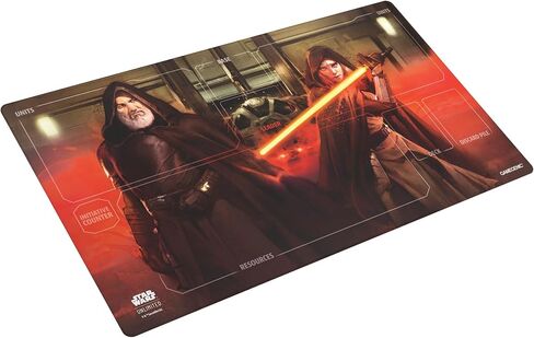 Star Wars Unlimited Baylan & Shin Hati Game Mat-مرخص رسميًا ، مطبوعًا بالألوان الكاملة ، Playmat ، مقاومة للانزلاق 24 "من 14" حصيرة مطاطية ، متوافقة مع TCGS & LCGs ، مصنوعة من GameGenic in Saudi Arabia