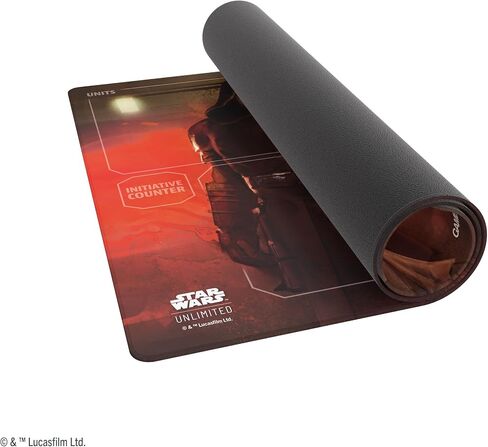 Star Wars Unlimited Baylan & Shin Hati Game Mat-مرخص رسميًا ، مطبوعًا بالألوان الكاملة ، Playmat ، مقاومة للانزلاق 24 "من 14" حصيرة مطاطية ، متوافقة مع TCGS & LCGs ، مصنوعة من GameGenic in Saudi Arabia