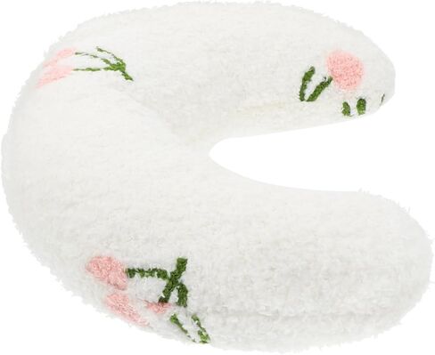 Totority U Shaped Plush Pet Sleeping Pillow for Cats and Dogs Neck Support Cushion for Cervical Protection Portable Nap Cushion Pillow for Indoor Pets in Saudi Arabia