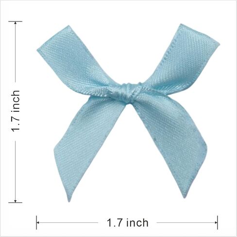 60pcs 1.7" Mini Red Ribbon Bows Decor – Small DIY Satin Bows for Crafts, Little Bows for Gift Wrapping, Tiny Bow Stickers for Note Card Bow Baby Shower Cake and Candle Decorations in Saudi Arabia