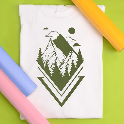 SISER Easyweed Heat Transfer Vinyl 11.8 "× 5 أقدام لفة (زيتون أخضر) - متوافق مع SISER و CRICUT و SYCHOUETTE وغيرها in Saudi Arabia