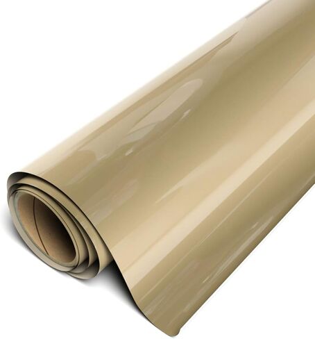 SISER Easyweed Heat Transfer Vinyl 11.8 "× 5 أقدام لفة (Gold Vegas) - - متوافق مع SISER و CRICUT و SYCHOUTETH وغيرها in Saudi Arabia